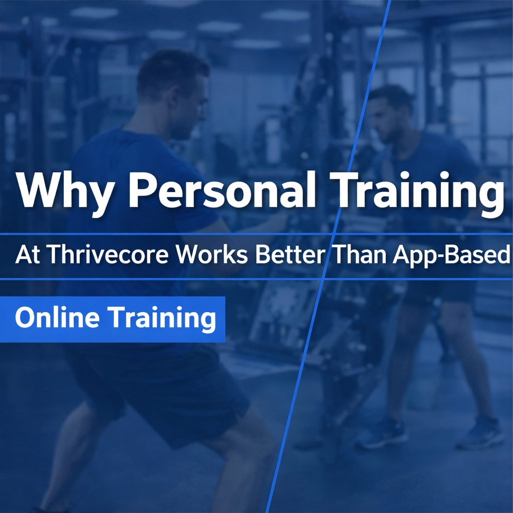 Why Personal Training at Thrivecore Works Better Than App-Based Plans