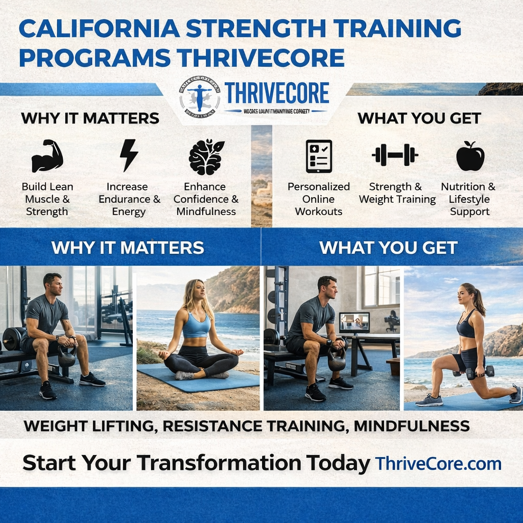 California Strength Training Programs Thrivecore