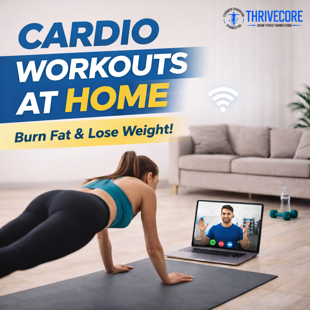 Cardio Workouts at Home for Weight Loss & Fitness