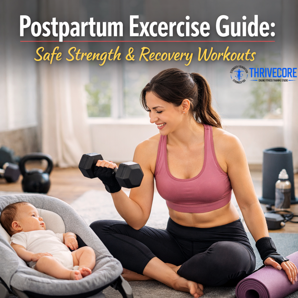 Postpartum Exercise Guide: Safe Strength & Recovery Workouts