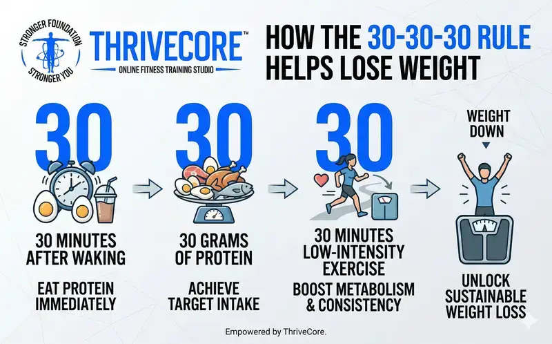 How the 30-30-30 Rule Helps Lose Weight