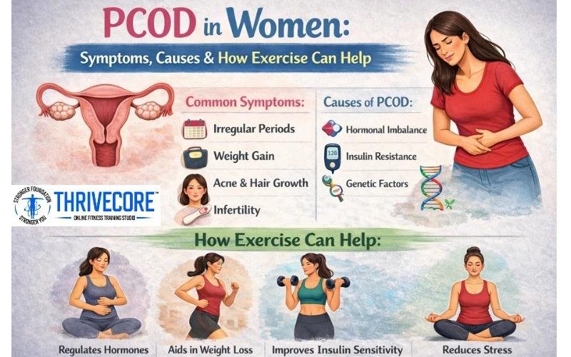 PCOD in Women: Symptoms, Causes | How Exercise Can Help