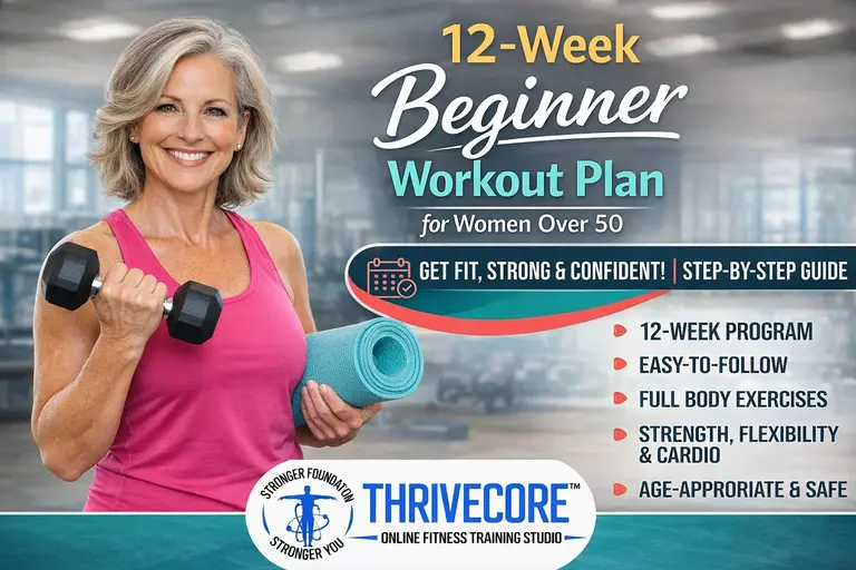 12-week Beginner Workout Plan for Women Over 50