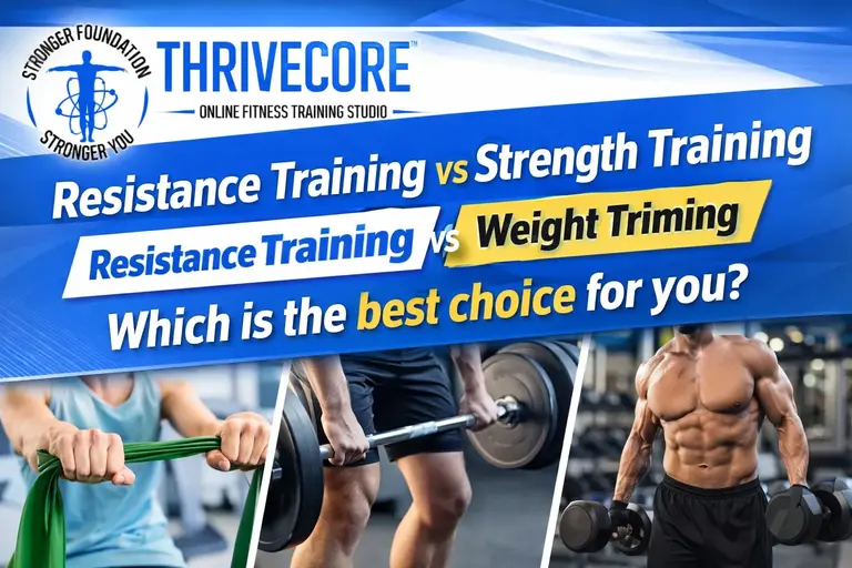 Resistance Training vs. Strength Training vs. Weight Training: Which is the best choice for you?