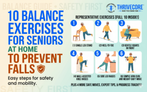 10 Balance Exercises for Seniors at Home to Prevent Falls