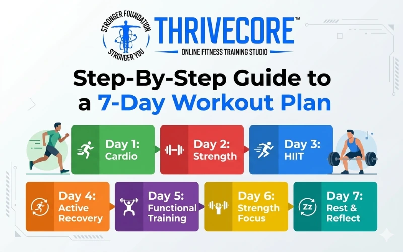 Step-By-Step Guide to a 7-Day Workout Plan