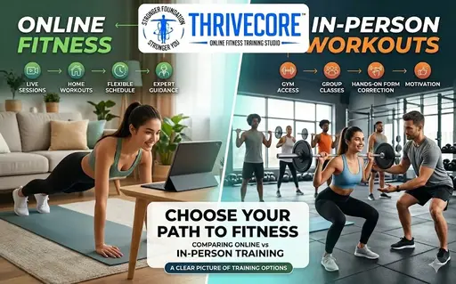 What is Better: Online Fitness Training Vs In-Person Workouts?