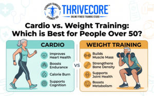 Cardio vs. Weight Training: Which is Best for People Over 50?