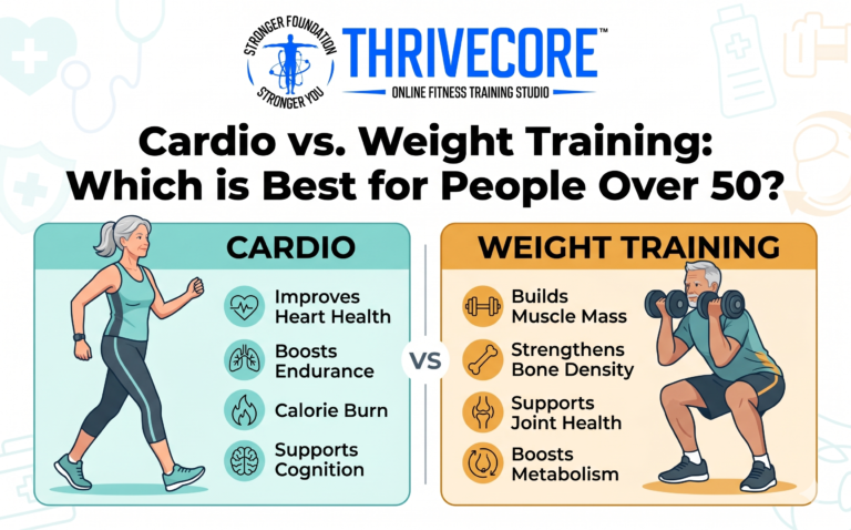 Cardio vs. Weight Training: Which is Best for People Over 50?