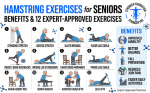 12 Best Hamstring Exercises for Seniors to Improve Mobility