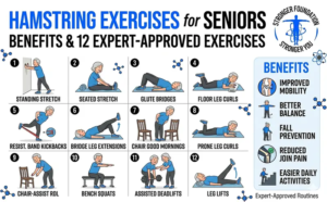 12 Best Hamstring Exercises for Seniors to Improve Mobility