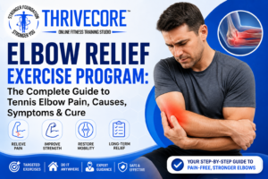 Elbow Relief Exercise Program: The Complete Guide to Tennis Elbow Pain, Causes, Symptoms & Cure