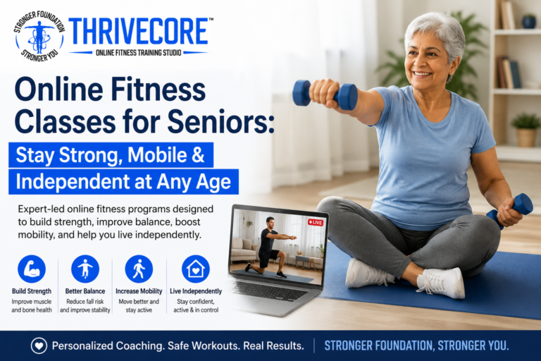 Online Fitness Classes for Seniors: Stay Strong, Mobile & Independent at Any Age 