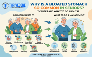 Why Is a Bloated Stomach So Common in Seniors? 7 Causes and What to Do About It