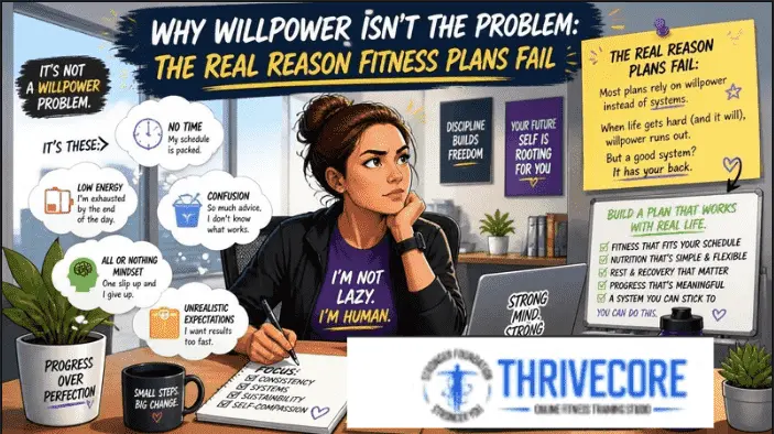 Why Willpower Isn’t the Problem: The Real Reason Fitness Plans Fail