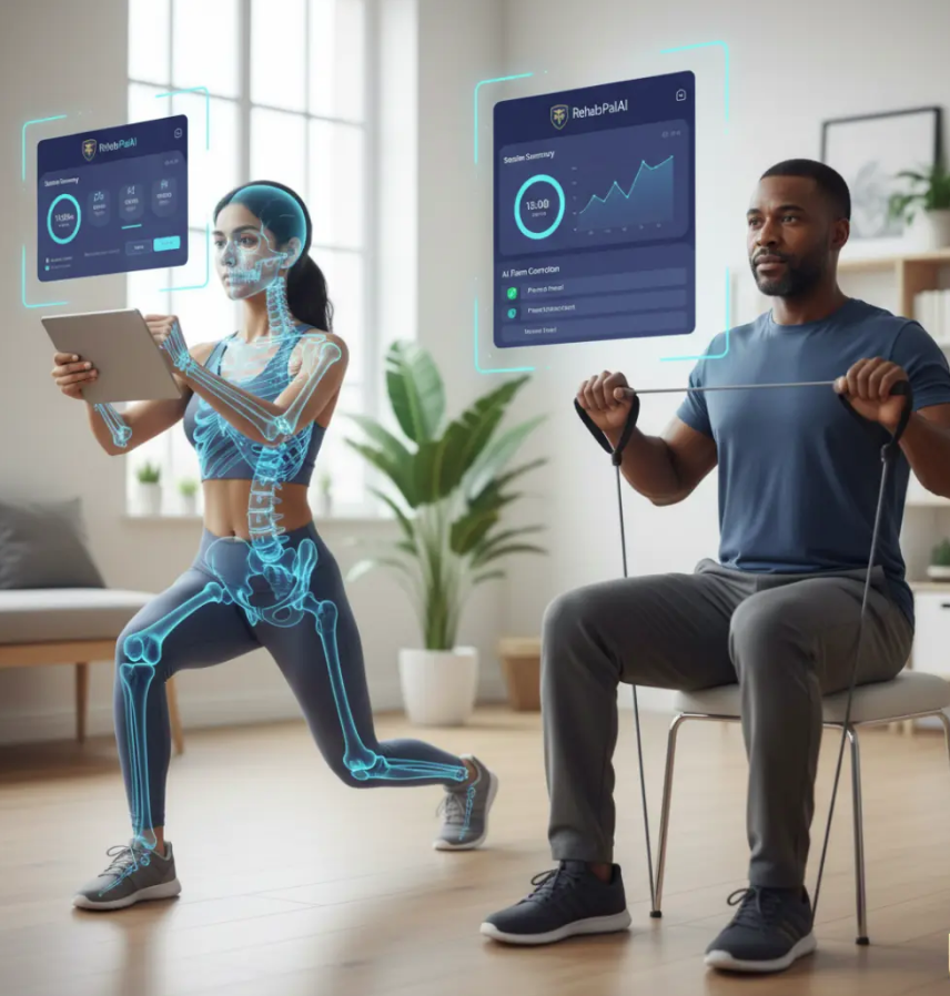 AI-assisted physiotherapy posture screening at Thrivecore