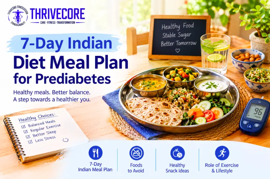7-Day Indian Diet Meal Plan for Prediabetes